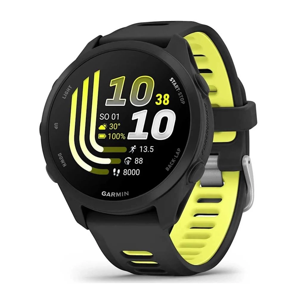 Garmin Forerunner 170 - Black Amp Yellow 1.2-INCH COLORFUL AMOLED