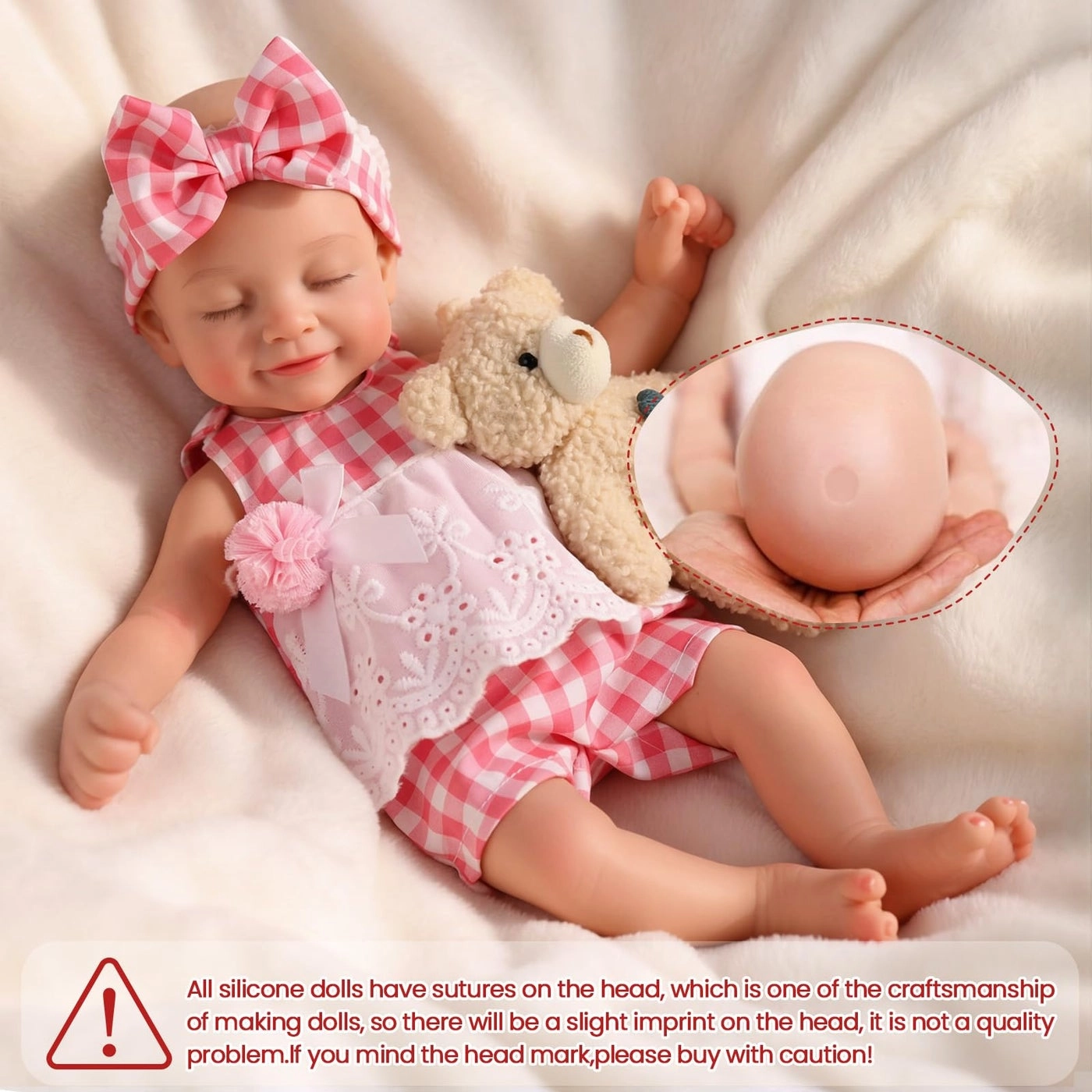 Reborn Baby Doll - 12 Inch Silicone Weighted Ages 3+