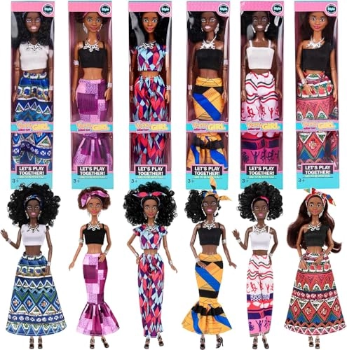 Toy Doll Playset - 11.5 inch 6 Pack Ages 3+