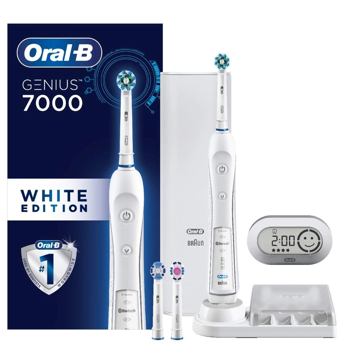 Oral-B 7000 SmartSeries - 3 Brush Heads Bluetooth Rechargeable