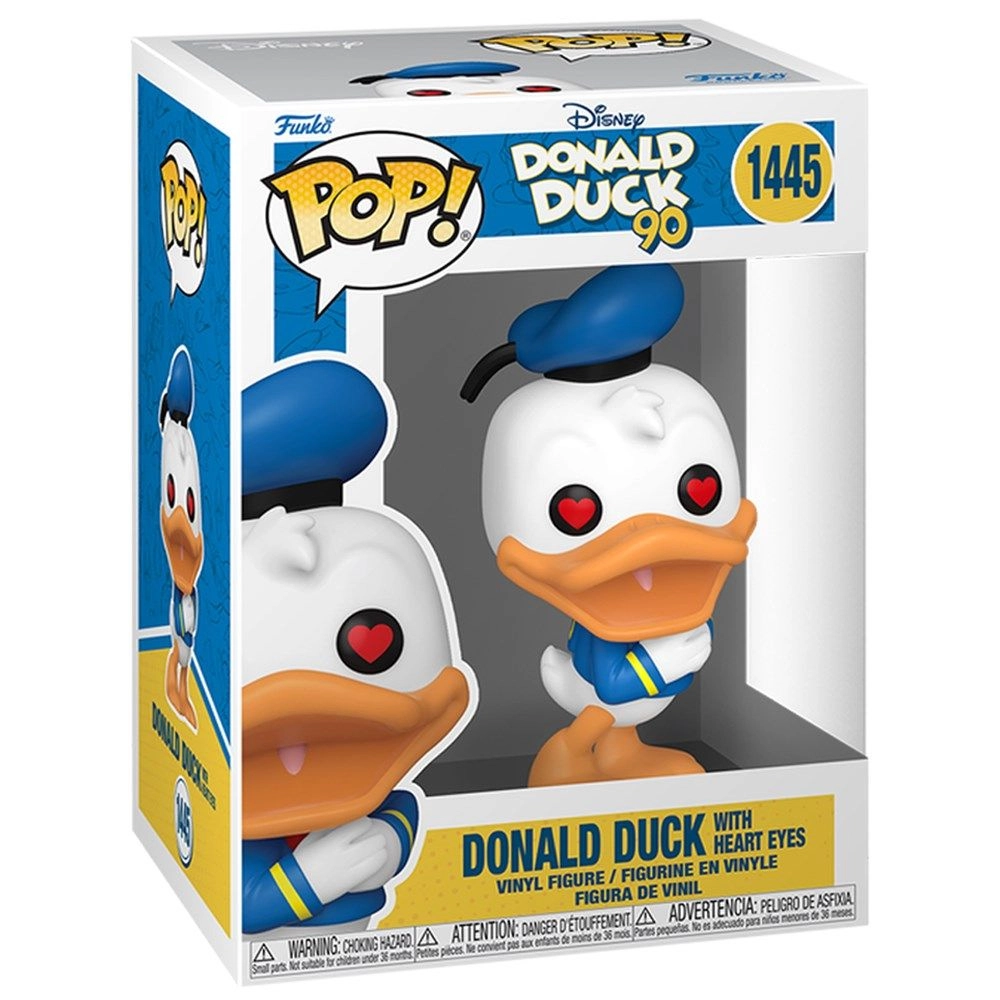 Donald Duck - Disney - POP! Disney Donald Duck 90th Heart Eyes - Vinyl Figure