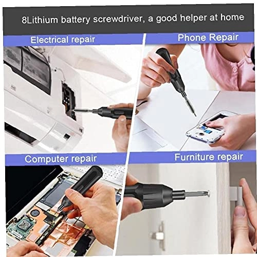 Cordless Electric Screwdriver - 5N·M MAX Rechargeable USB Charging