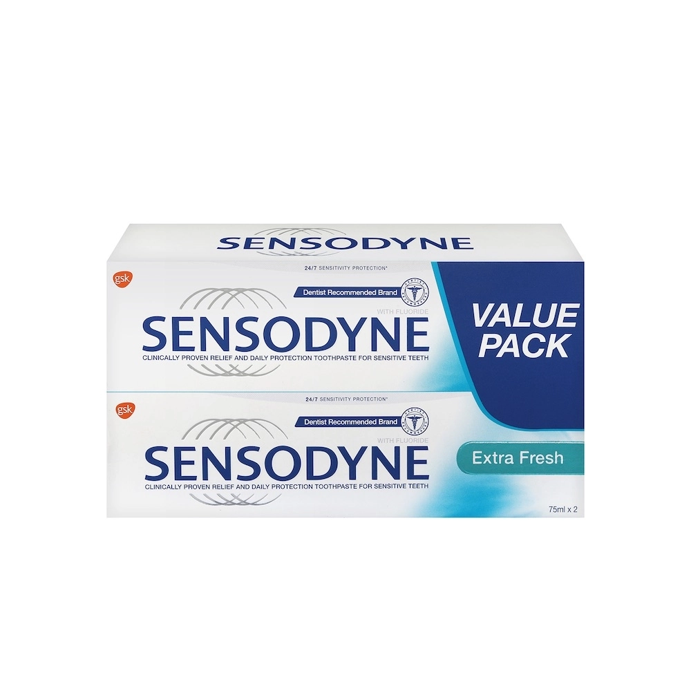 Extra Fresh Toothpaste 2 x 75ml