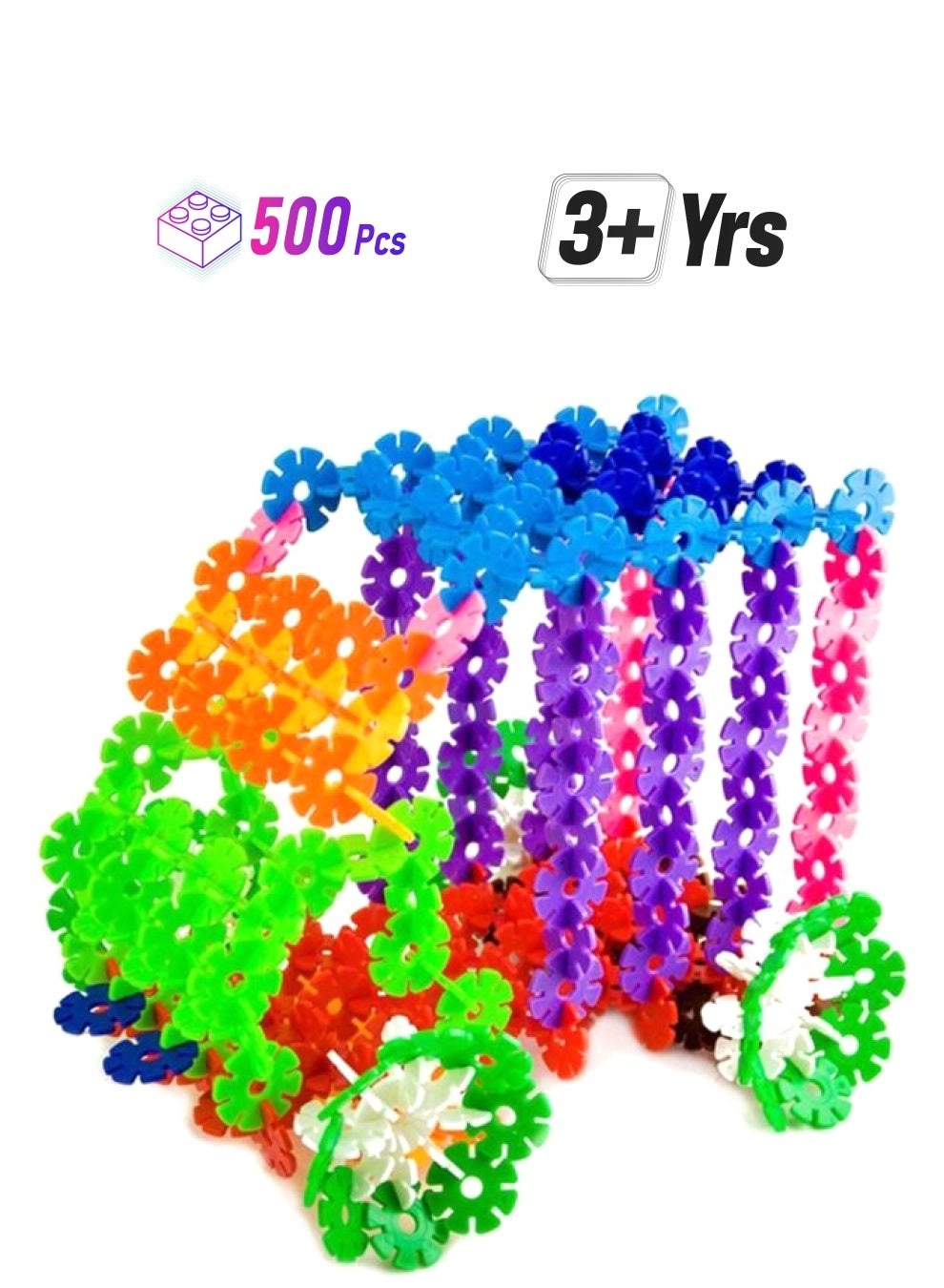 GObuy Snowflakes Building Block - 500 pcs