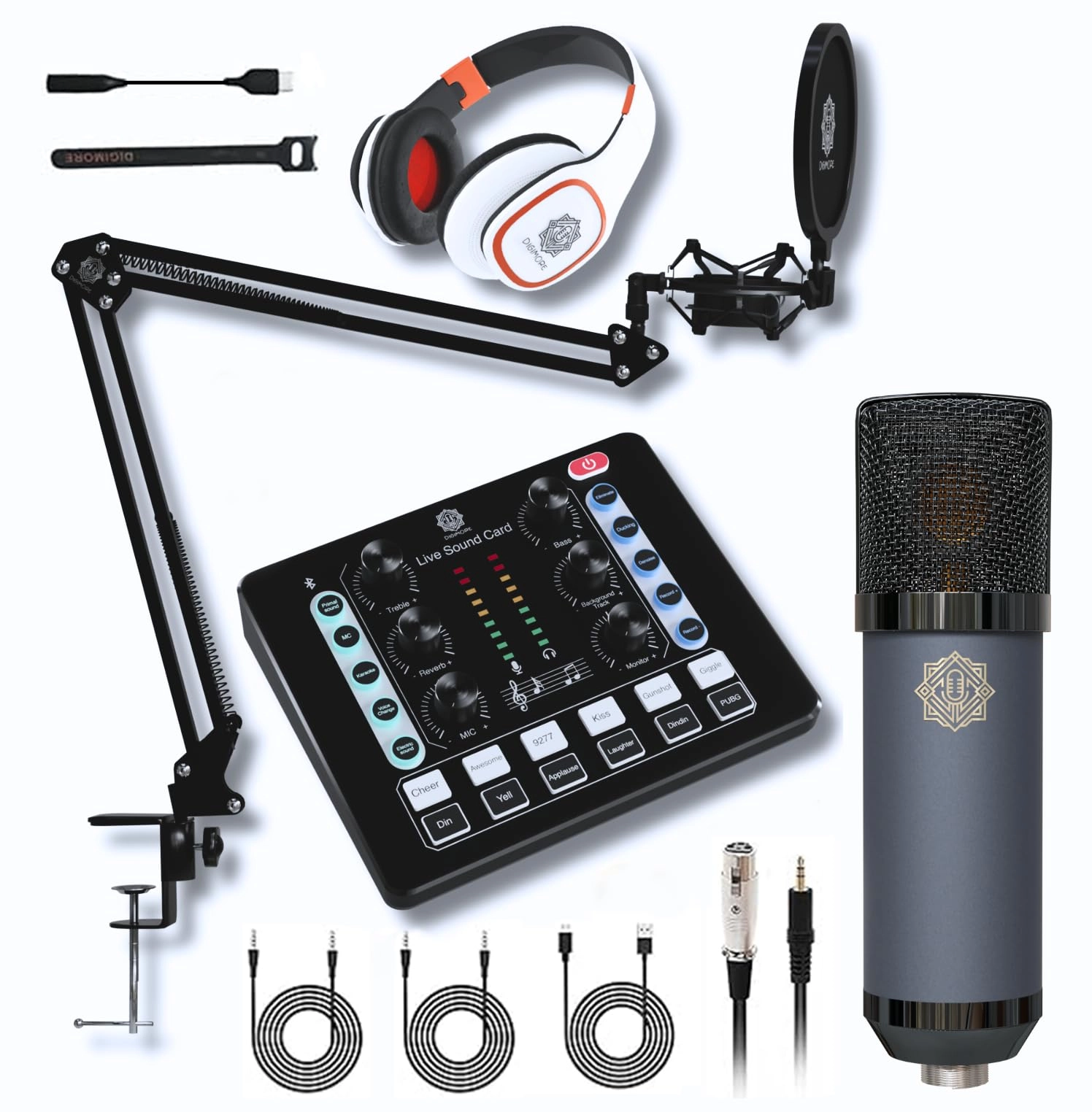 DIGIMORE LLP,E-06 ABHSIHEK-1 IND. ESTATE D-440 Wired Microphone