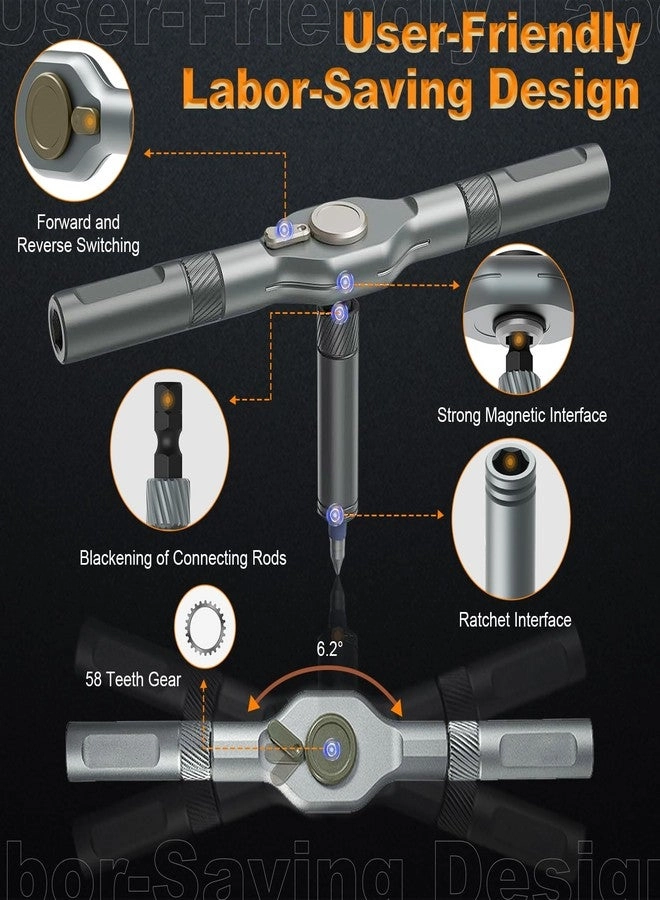 Magnetic Multi-Bit Screwdriver Set (42 Pcs)