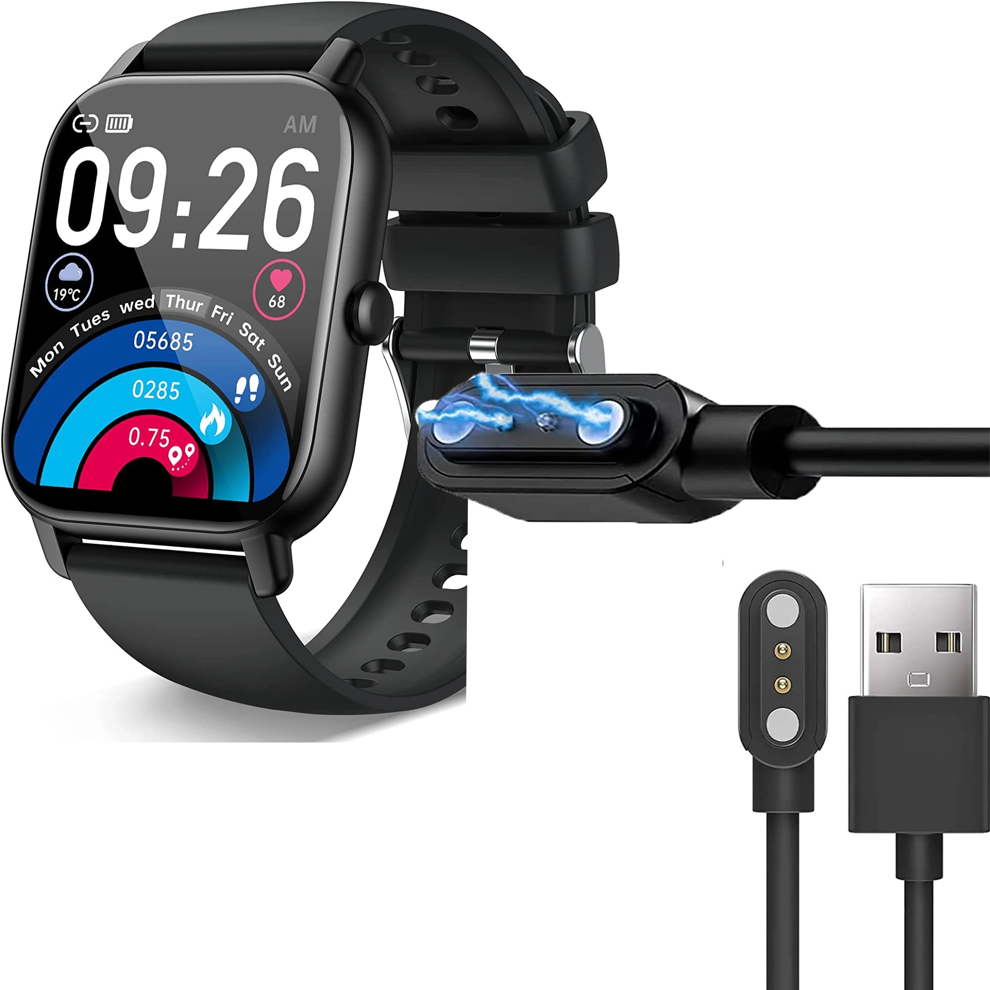 Charger for P66D Smartwatch 1.85"
