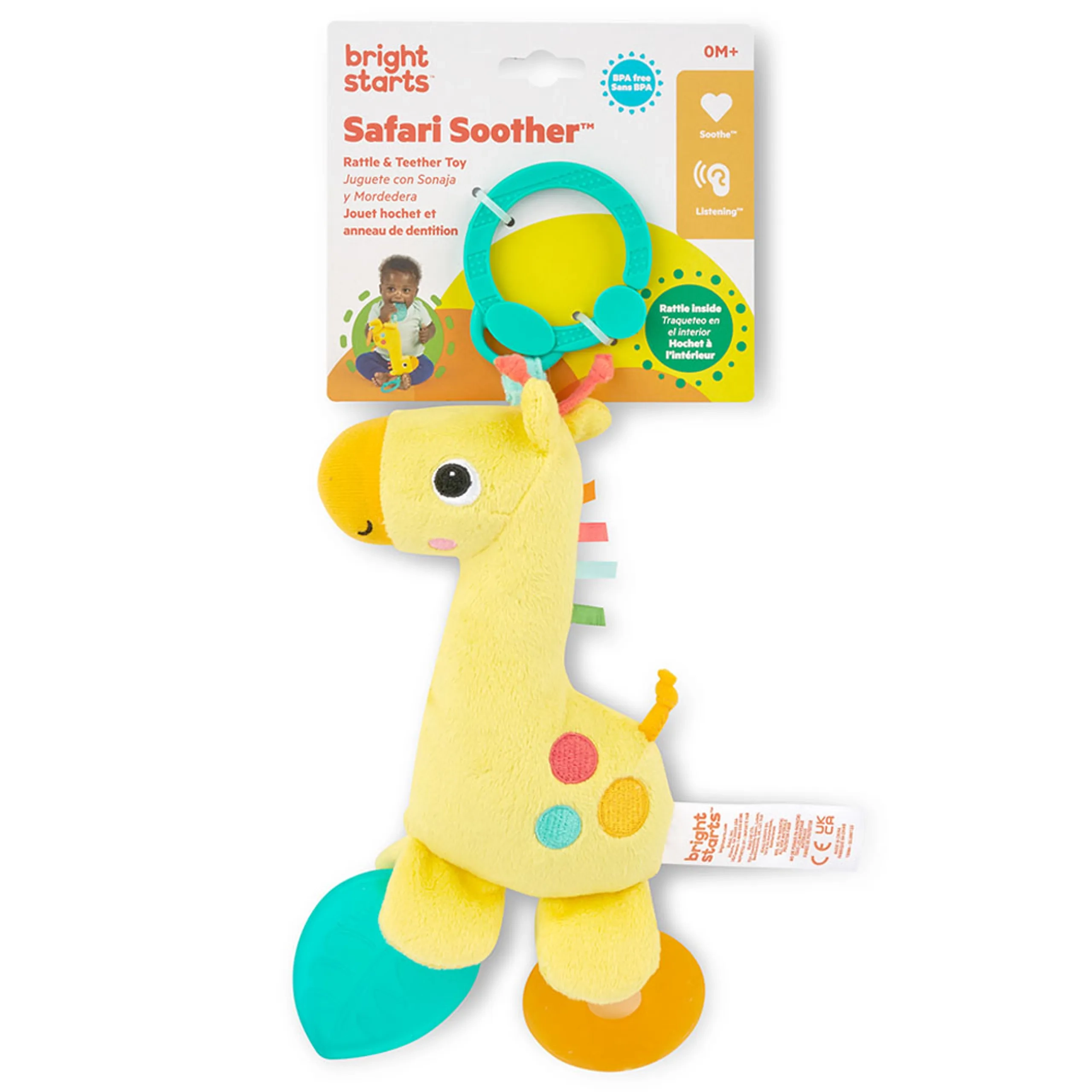 Safari Soother - Rattle Teether