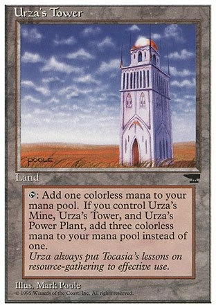 Magic: the Gathering Urza39s Tower (Plains) - Chronicles - Uncommon Land