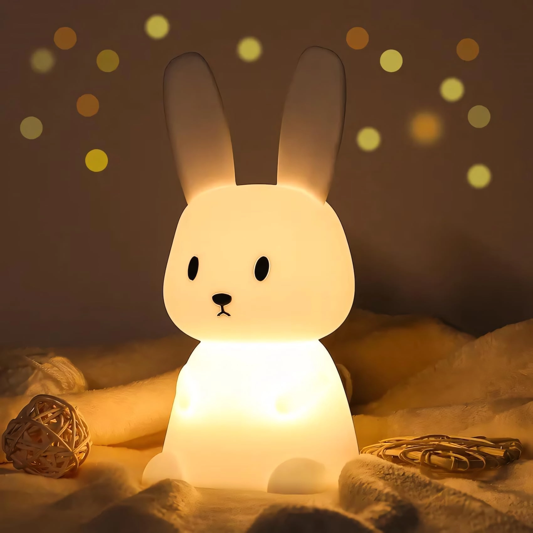 sales@x4cart.com, X4Cart, Indore, X4Cart Indore 452010, sales@x4cart.com Bunny Night Light - Battery Powered Multicolor