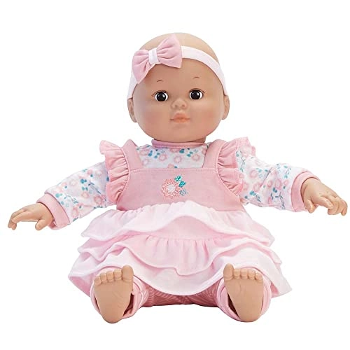 Baby Cuddles - 14-inch Dark Skin Brown Eyes Ages 18 months+