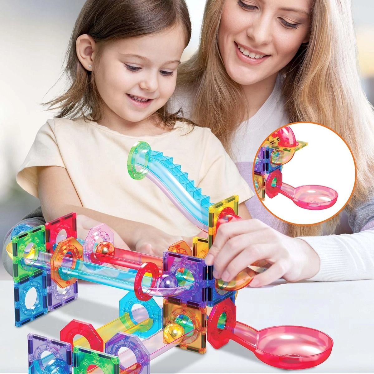 Magnetic Marble Run Expansion Pack - 15 pcs