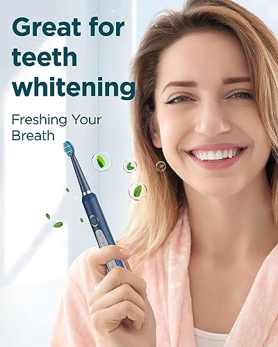 Electric Toothbrush - 8 Brush Heads 5 Modes 2 Minute Timer