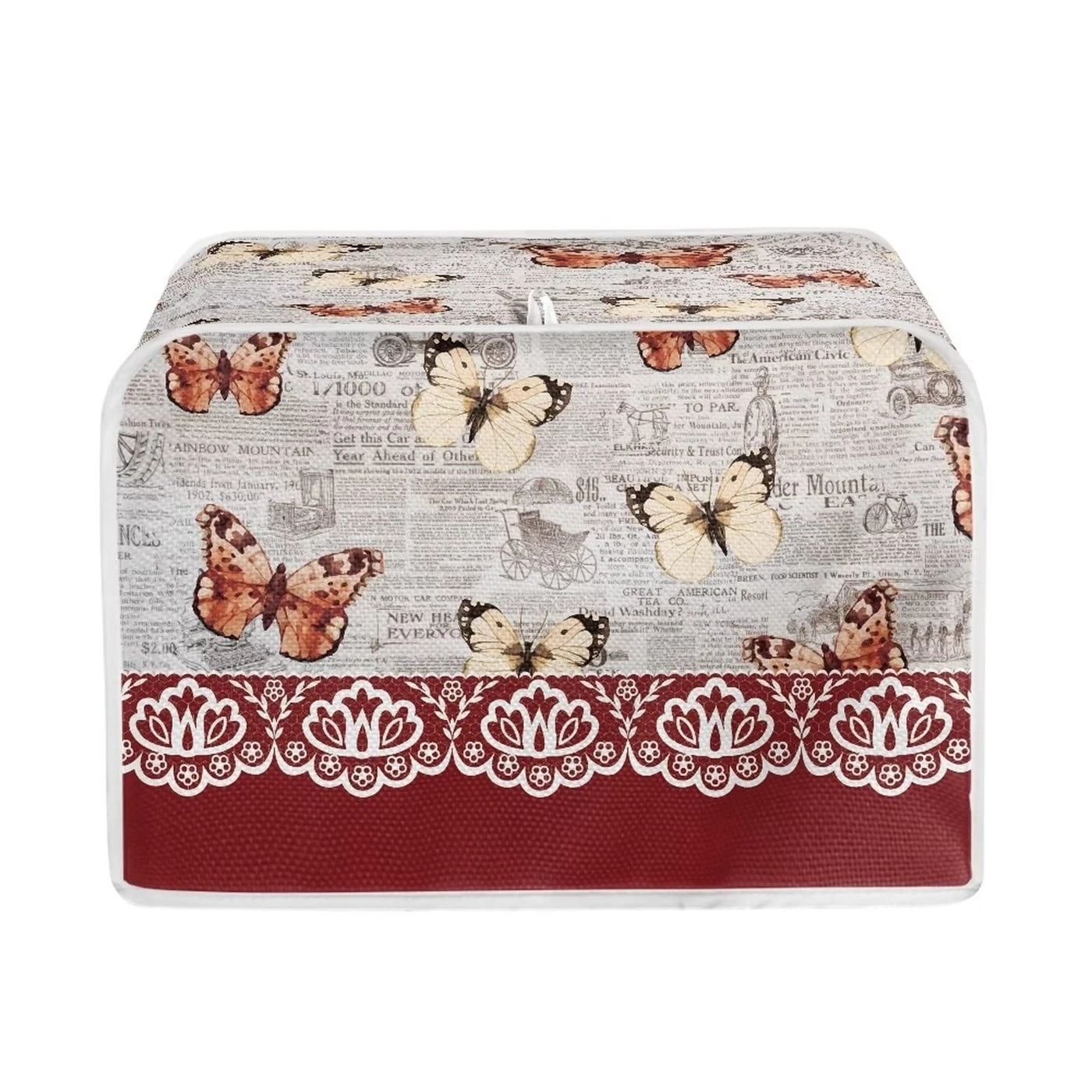 Butterfly Flower Print Toaster Covers - 2 slice 4 slice