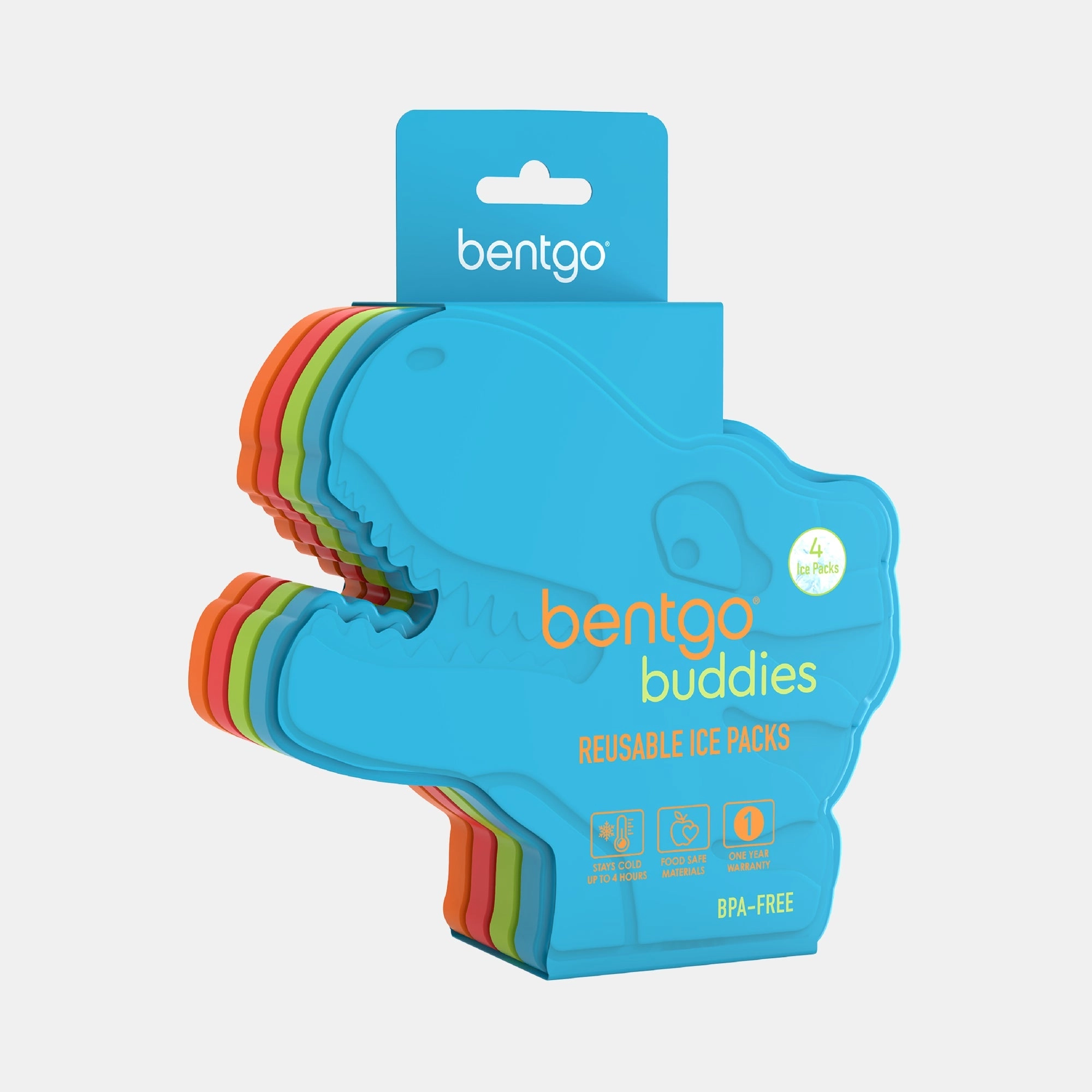 Bentgo Buddies Reusable Ice Packs - Dinosaur