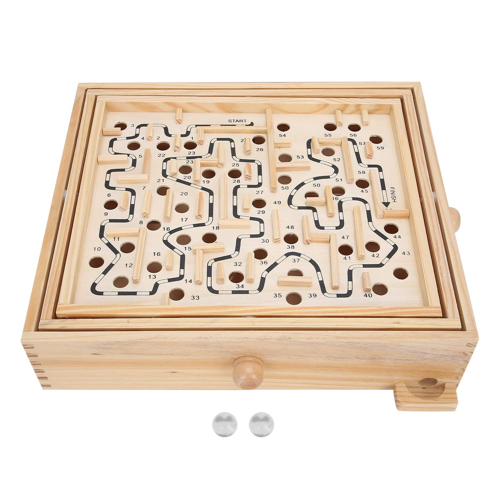 BOLHGF Wood Maze Game - 1 pieces