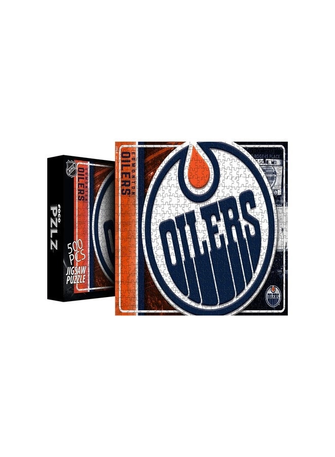 Edmonton Oilers Big Logo Puzzle - 500 pcs