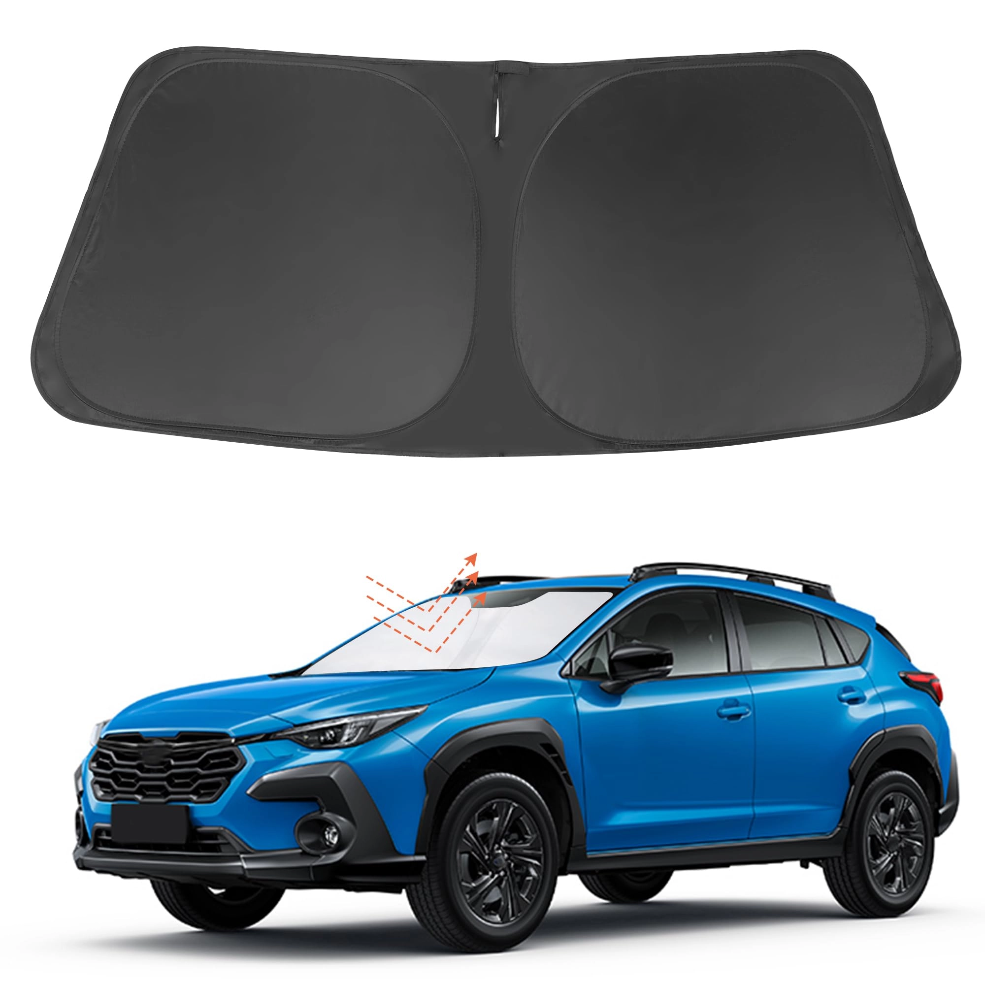 yycke Windshield Sun Shade - Subaru Crosstrek 2023 2022 2021 2020 2019 2018