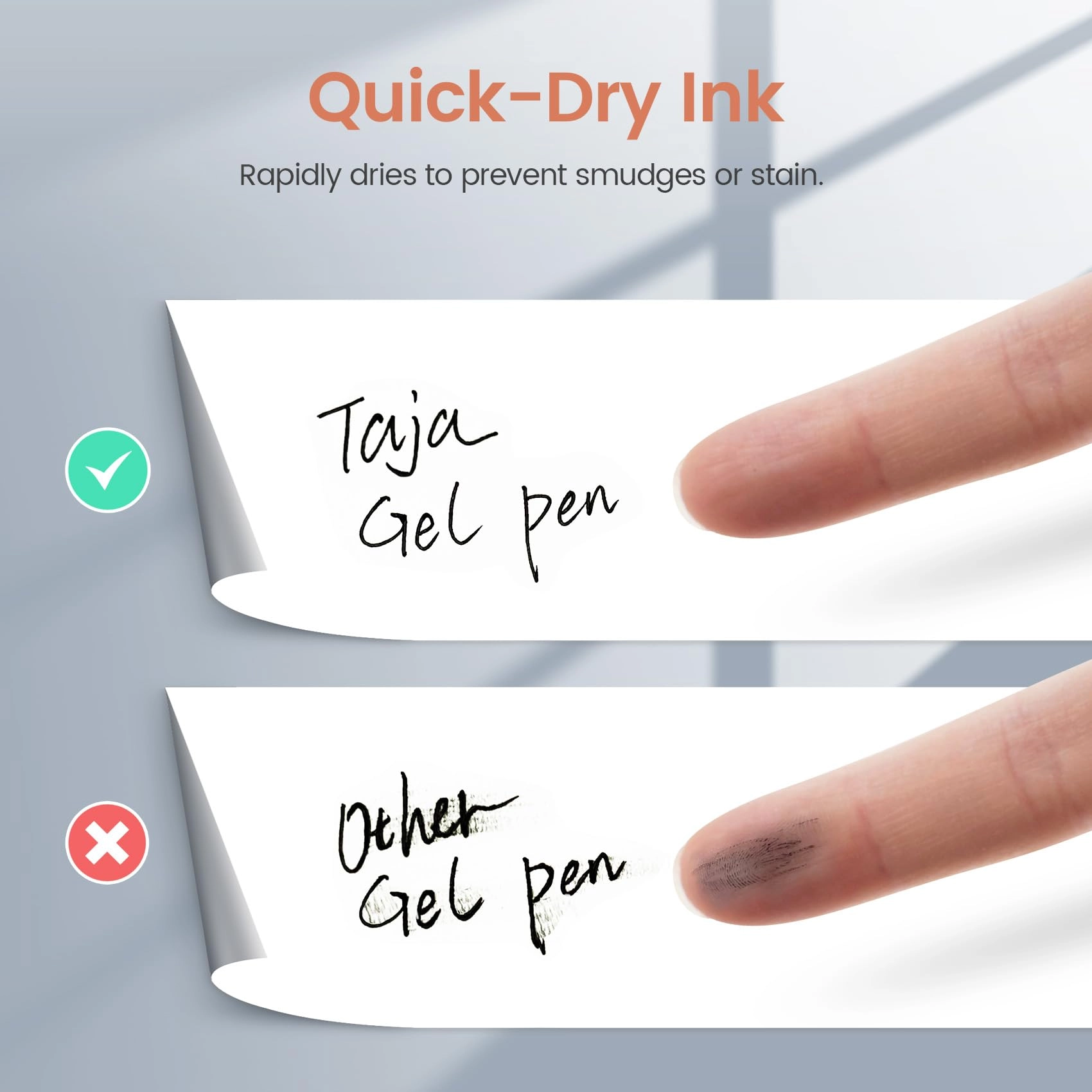 Gel Pens - 6 Pcs 0.5mm
