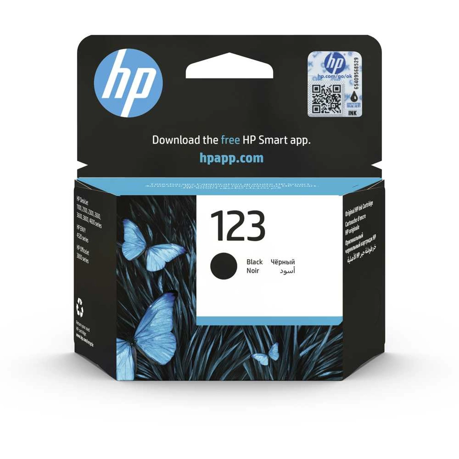 HP 123 Standard Yield Black