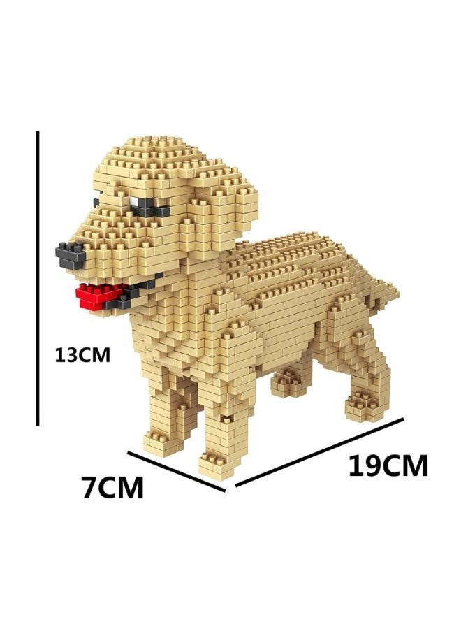 Golden Retriever Dog Building Set (T3705-6-L) - Animals