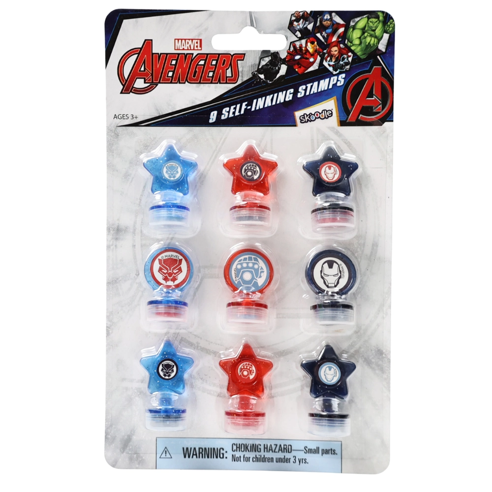 Avengers Self Inking Stamps Kit - 3+ years 9 pcs