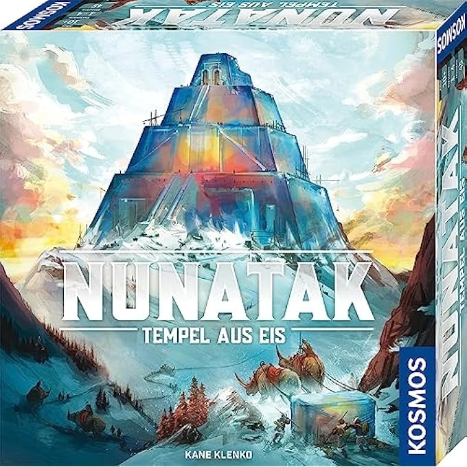 Kosmos Nunatak Temple - 3D Construction 3D Tokens Strategy Game