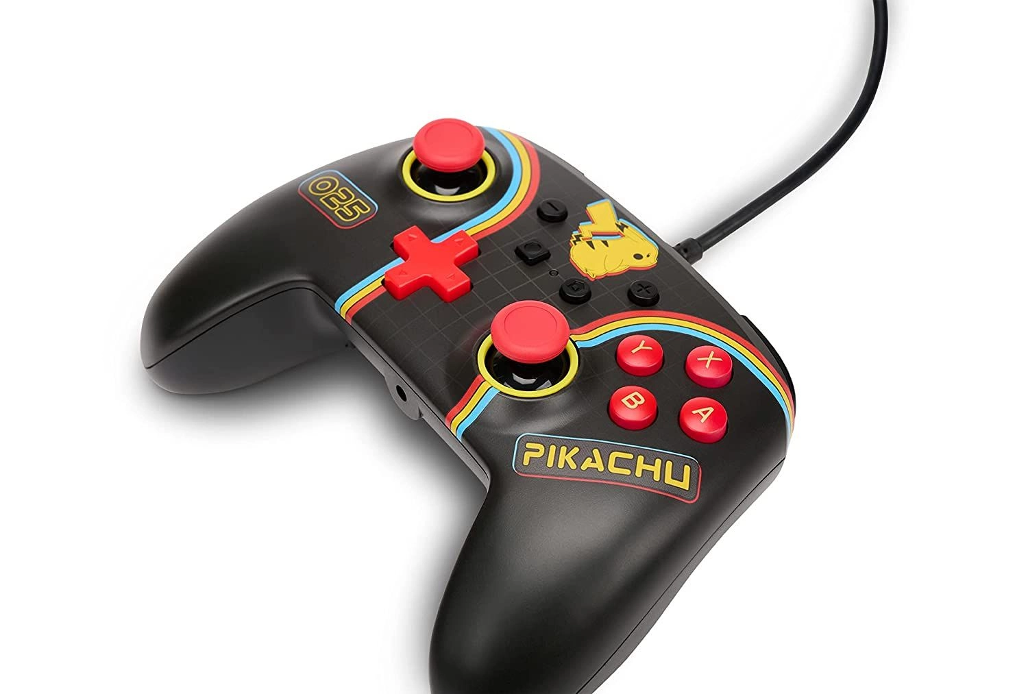 Switch Enhanced Wired Controller - Pikachu Arcade