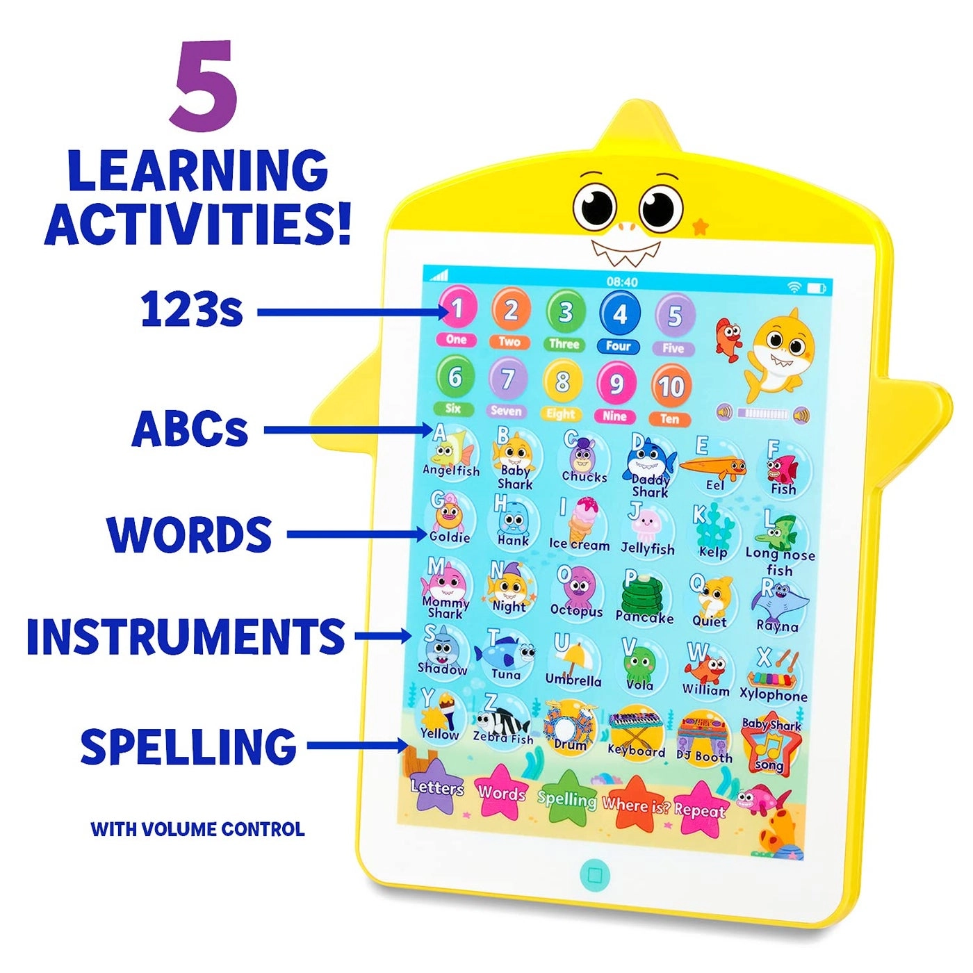 Baby Shark's Big Show! Kids Tablet - Full Size multicolor