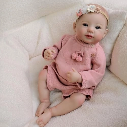 Reborn Baby Doll - 19 inch Vinyl Girl Ages 3+