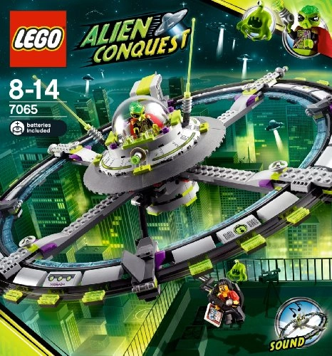 Alien Mothership - reporter and alien commander 416 pcs