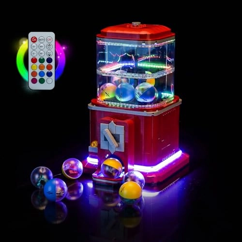 Light Kit Compatible with LEGO 21358 Minifigure Vending Machine - Copper Line