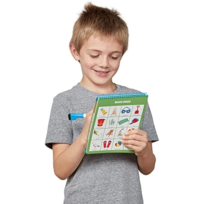 SEEK & FIND BINGO PLAY SET - 4 DOUBLE-SIDED CARDS 25 PLAYER MARKERS AGES 4 AND UP