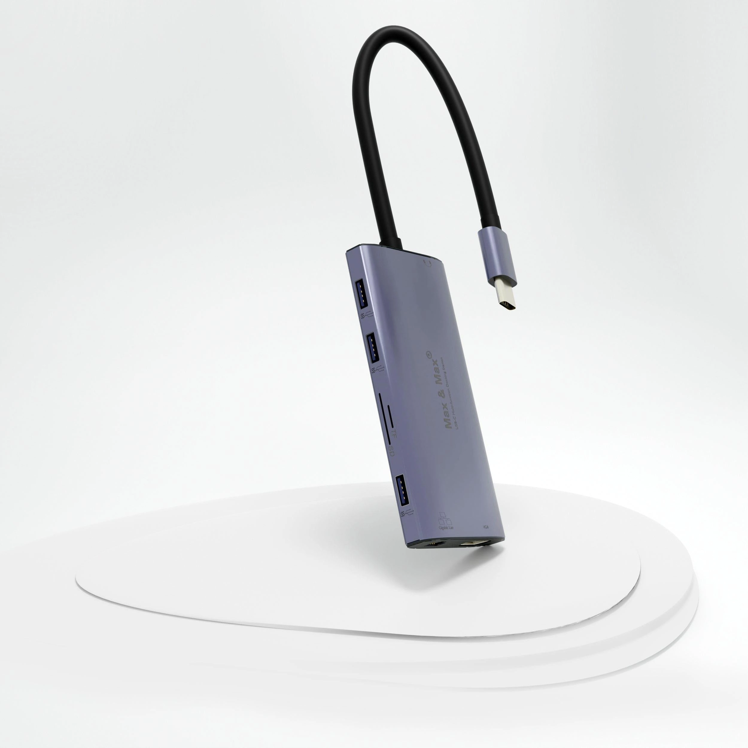 USB-C Hub - 12-in-1 Silver