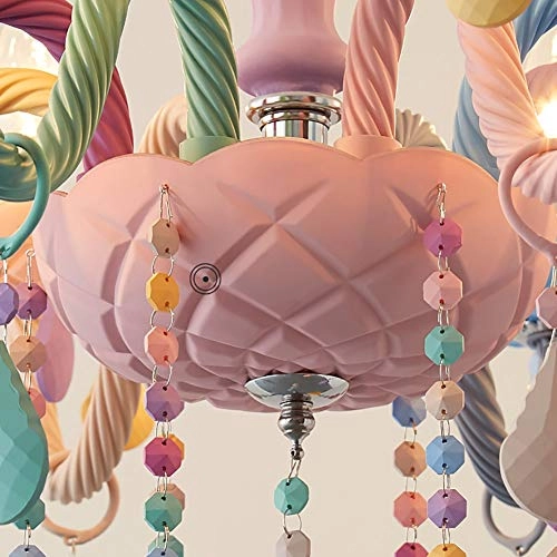 E14 Candle Crystal Chandelier - Warm Light Dimmable