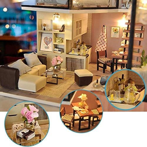 Dollhouse Miniature DIY House Kit - 1:24 Scale