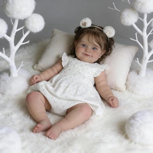 Maddie Reborn Baby Doll - 20 Inch Full body vinyl girl Ages 3+