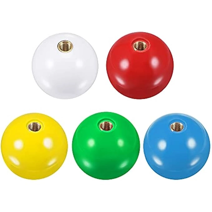rayihni JOYSTICK HANDLE TOP BALL HEAD M6 - RED GREEN WHITE YELLOW BLUE ARCADE