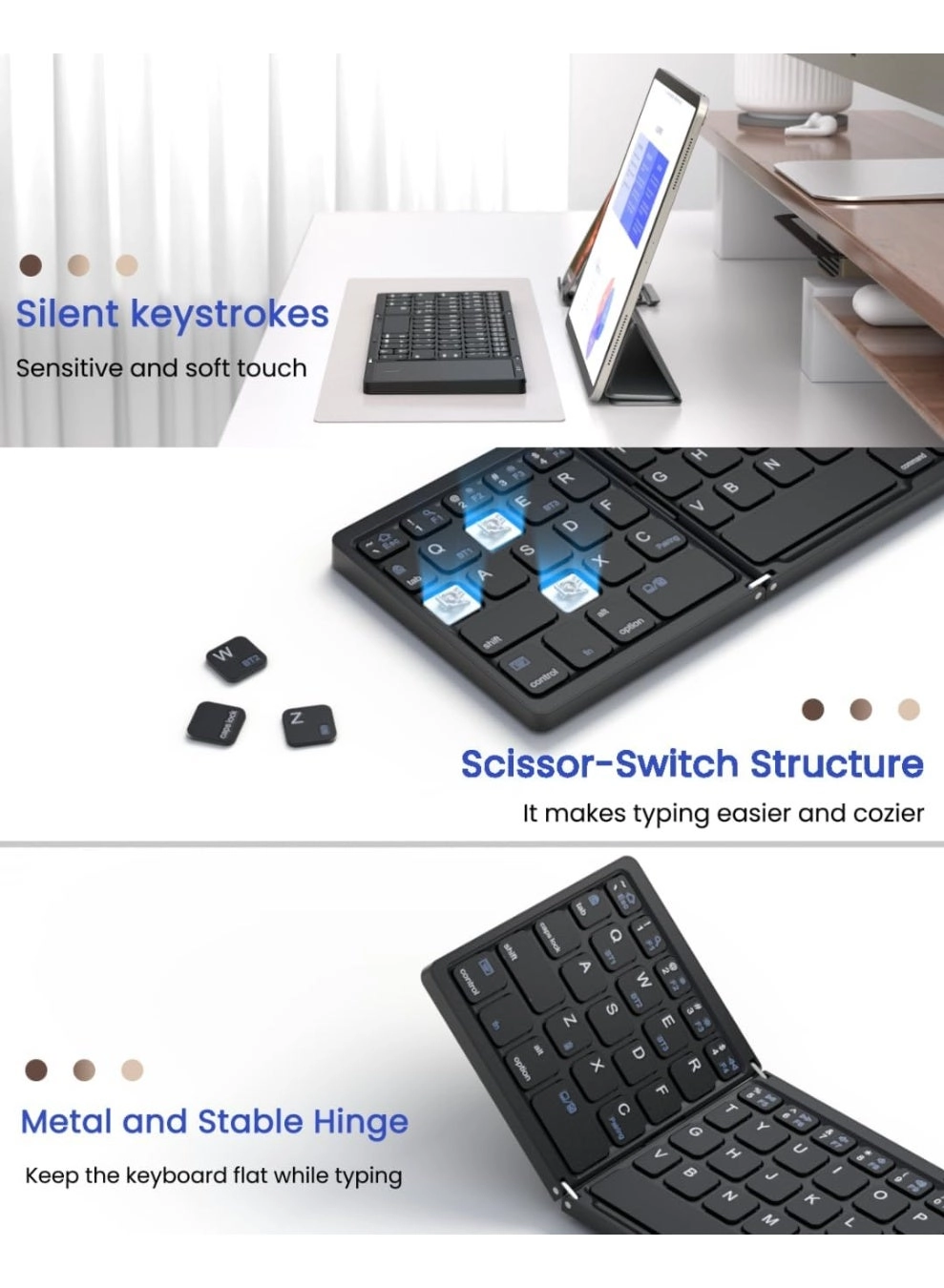 Foldable Keyboard - Wireless