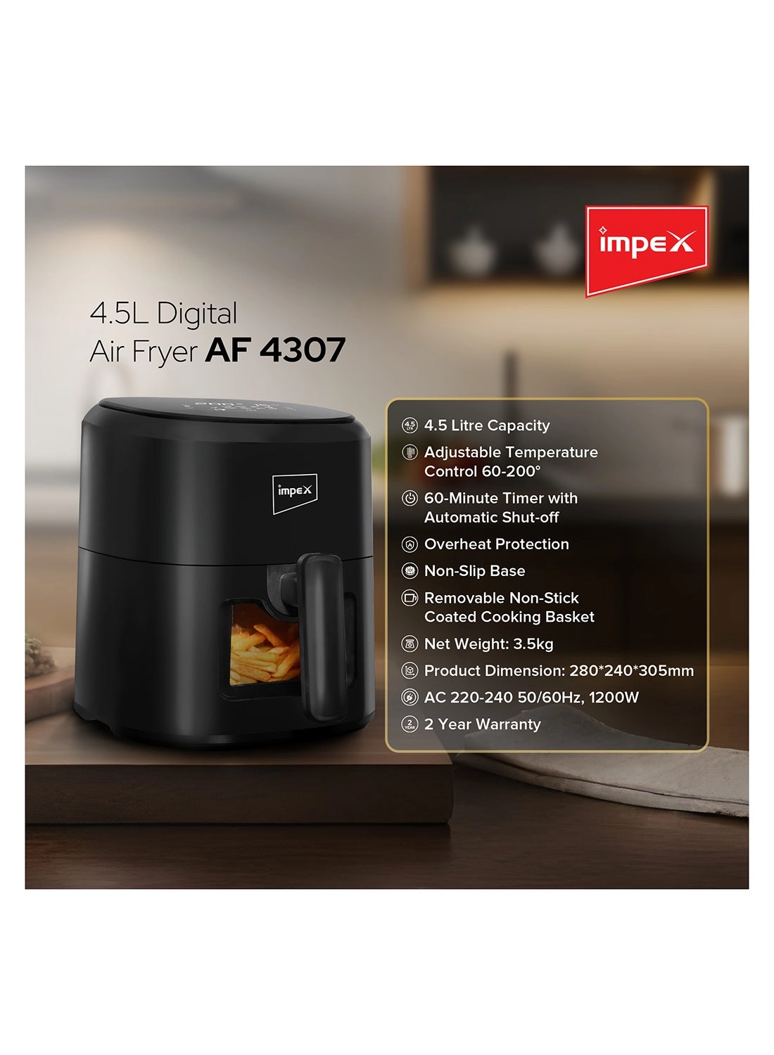 Digital Air Fryer AF 4307