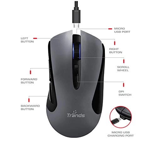 Rechargeable 2.4G Optical Mouse - Wireless