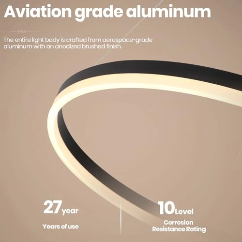 Double Ring Chandelier - Dimmable