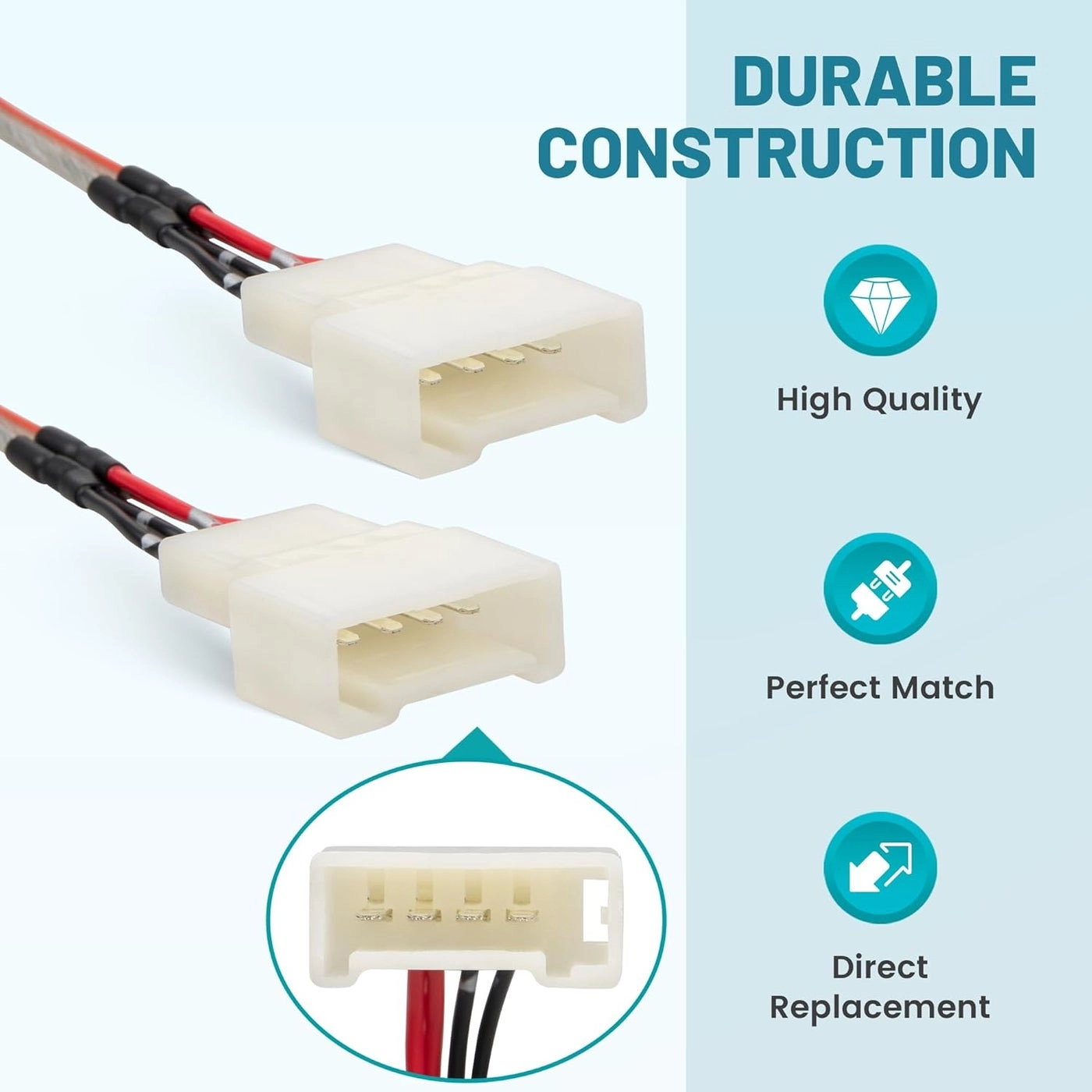 Dash Speaker Harness Connector - Toyota Subaru front dash tweeter