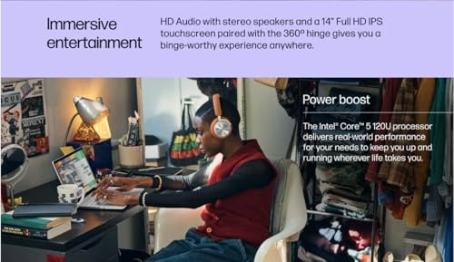 Pavilion x360 - 14'' Core 5 16GB DDR4 1TB PCIe SSD