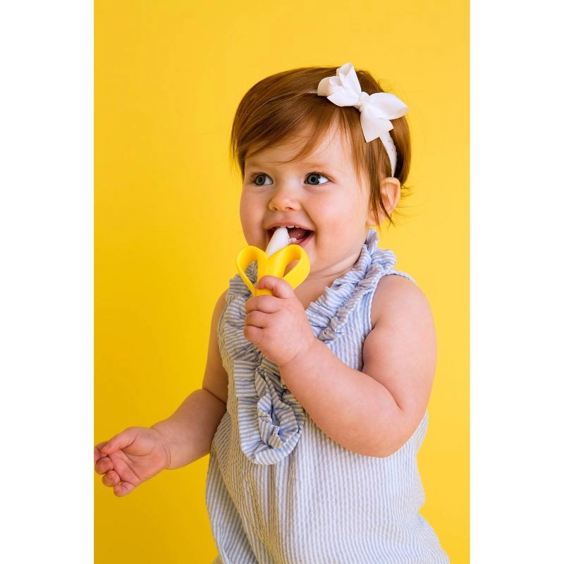 Baby Silicone Soft Teething Toy - Food-grade silicone Banana