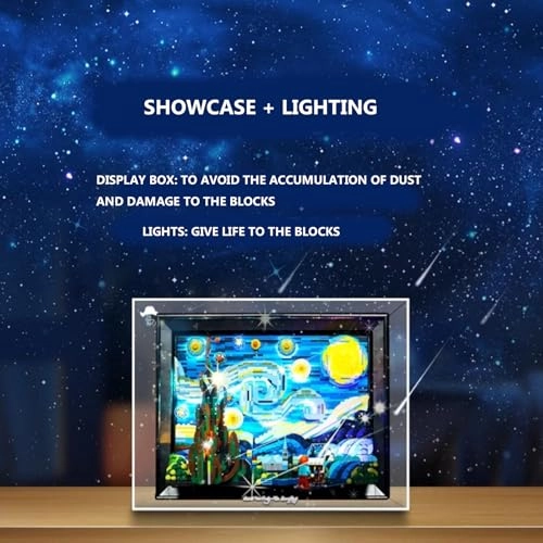 Light for LEGO 21333 Vincent-Gogh The Starry-Night - 3mm Acrylic