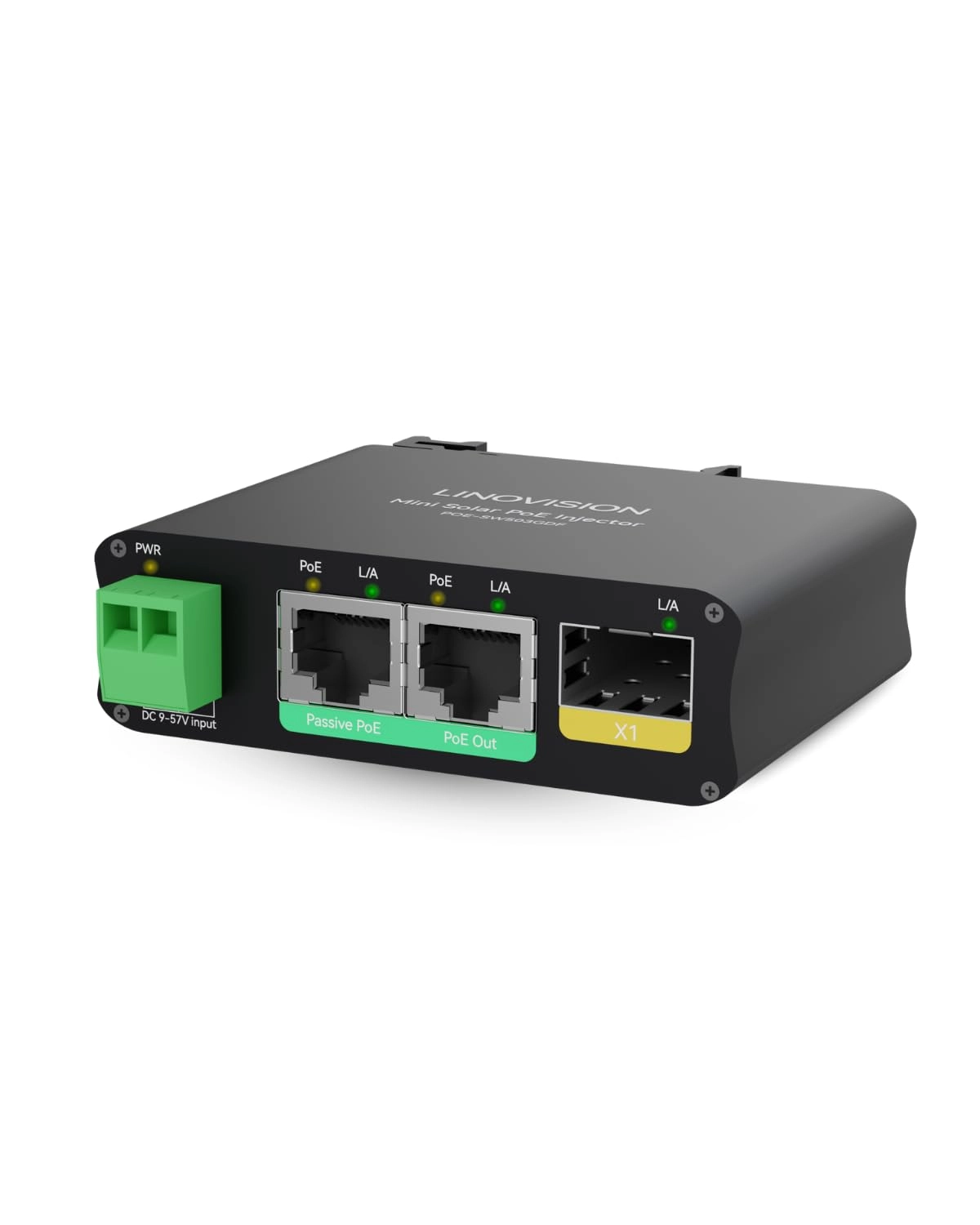 LINOVISION POE-SW503GDF - 2-ports