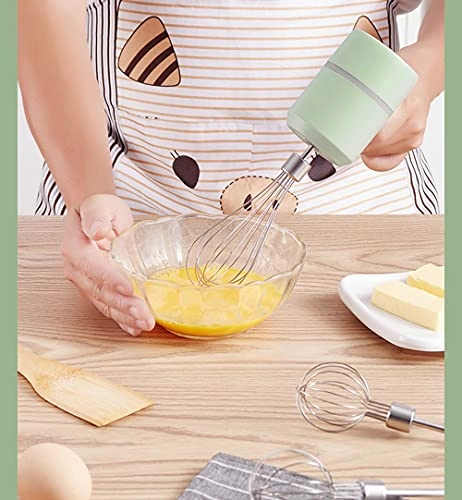 Hand Mixer - USB Rechargeable 3 Speed Pink