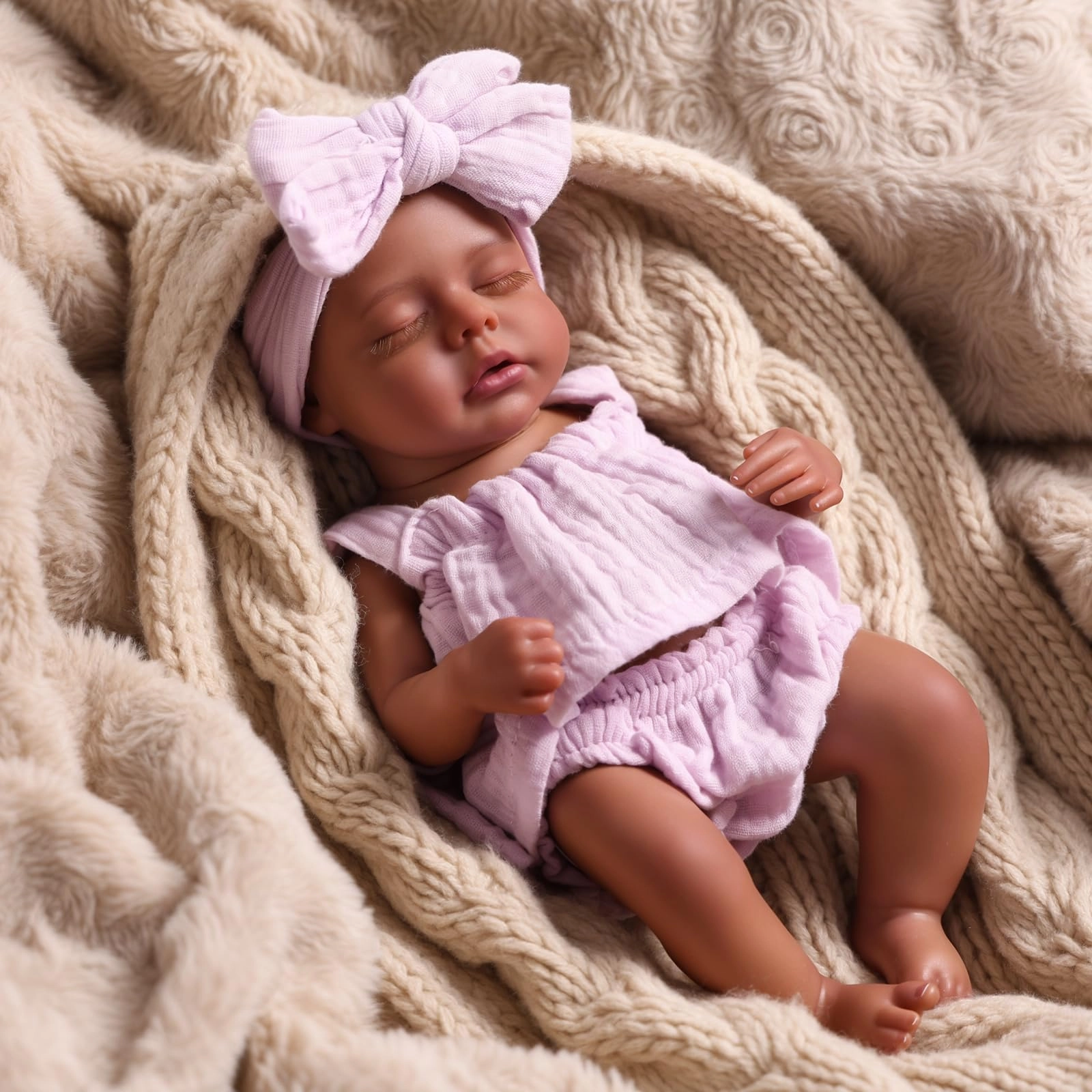 Daisy Reborn Baby Doll - 12 Inch Black Girl Ages 3+