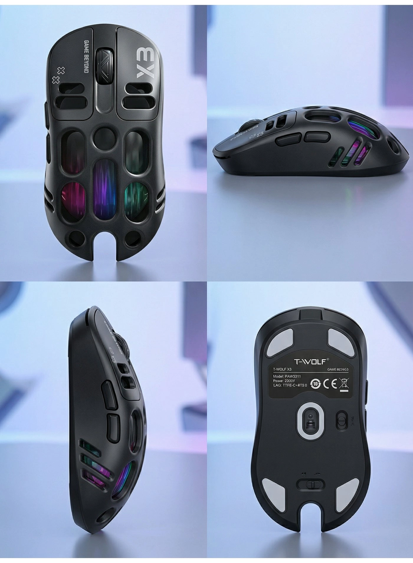 X3 Tri-Mode Gaming Mouse - Wireless